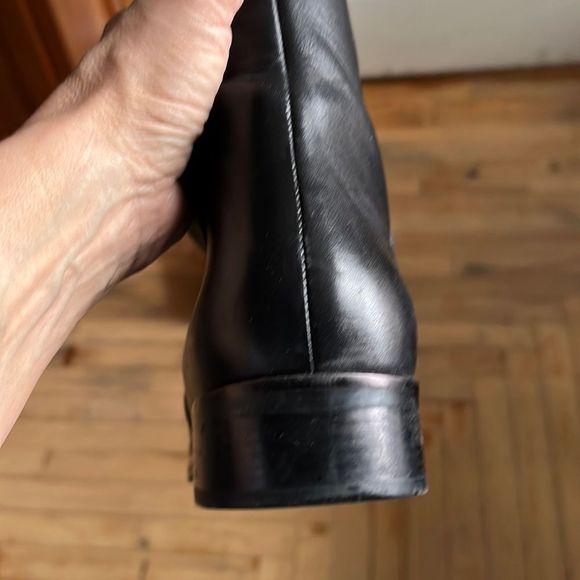 Cole Haan tall leather riding boots, size ladies 11. - Picture 10 of 15